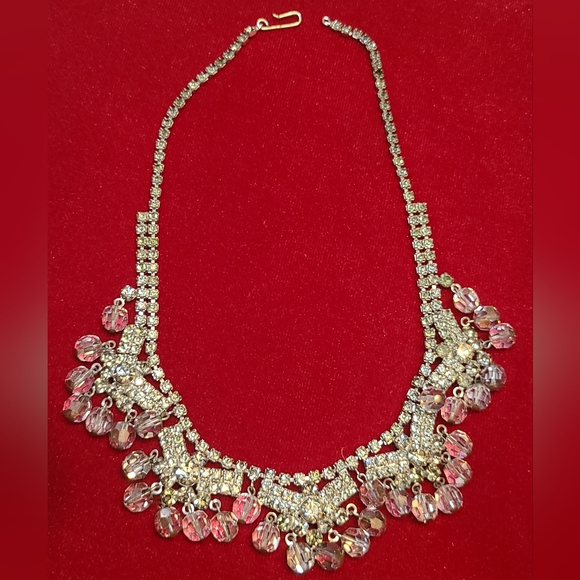 Price drop $160 Vtg. Rhinestone and crystal necklace - Picture 3 of 8